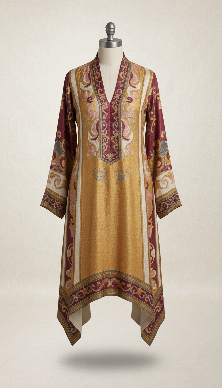Warm Gold Fusion Tunic