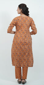 Elegant Angrakha Style Kurti Set – Traditional & Stylish Wear (Top & Bottom)