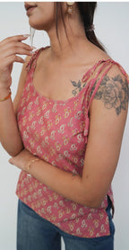 Pink Sleeveless Kurti – Trendy & Comfortable Daily Wear